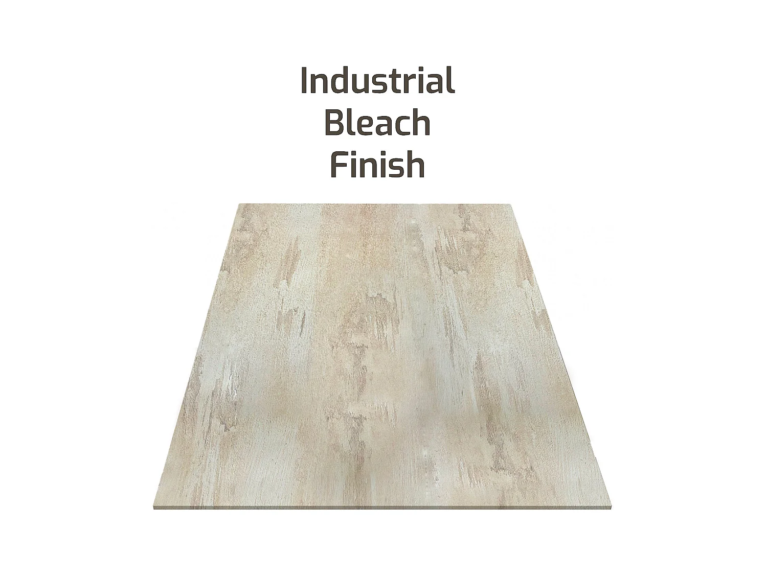 Otari - Secretária estilo industrial bleach com gaveta e compartimento aberto, 110x50xH76 cm