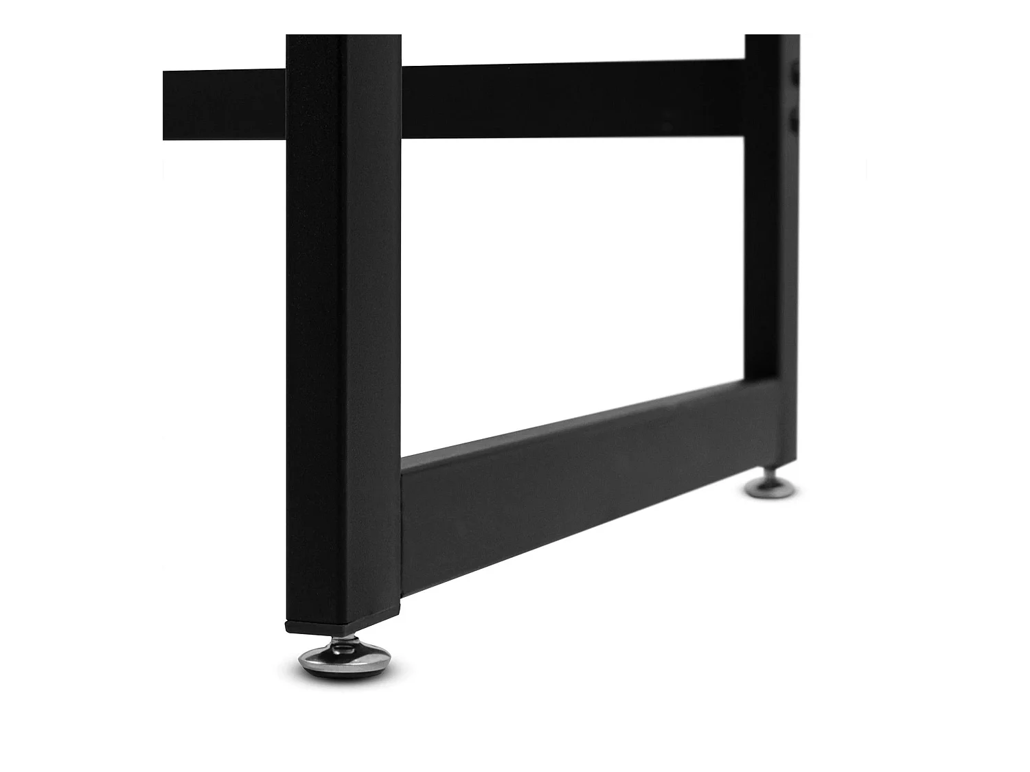 Otari - Secretária estilo industrial bleach com gaveta e compartimento aberto, 110x50xH76 cm