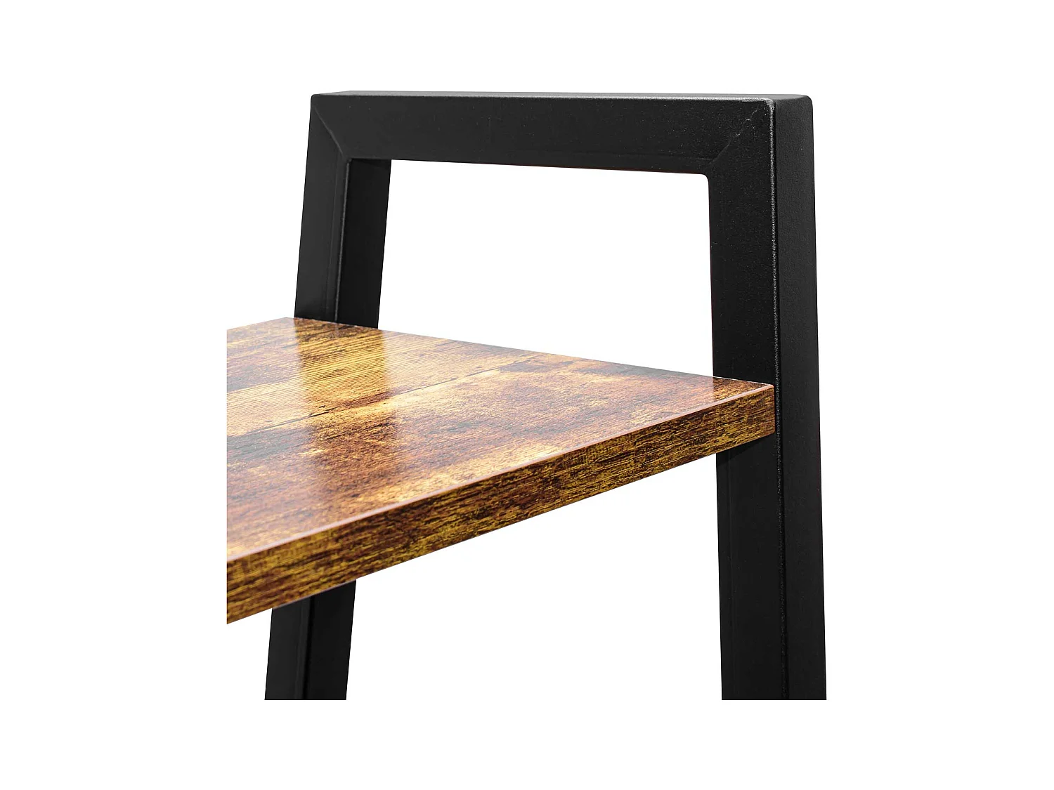 Bimyo - Escritorio plegable con estantería ahorraespacio 50x41xH128 cm de estilo industrial