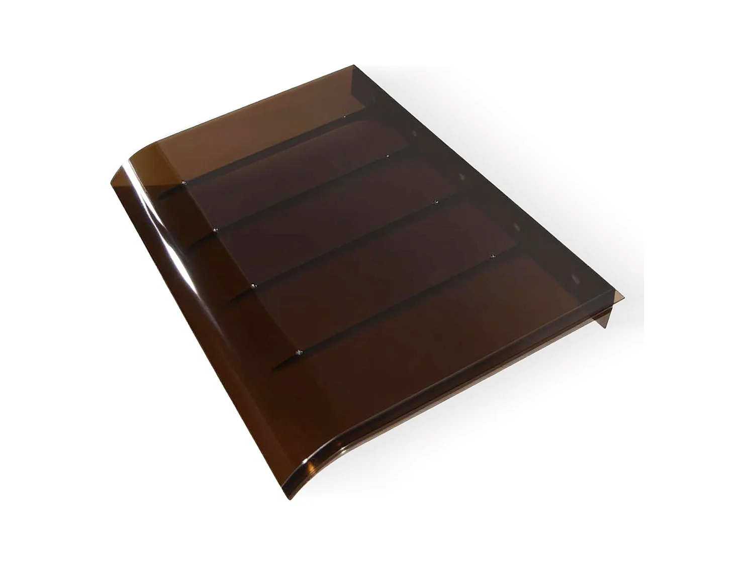 Ame - Pensilina Tettoia 120x40 cm in Policarbonato Fumè