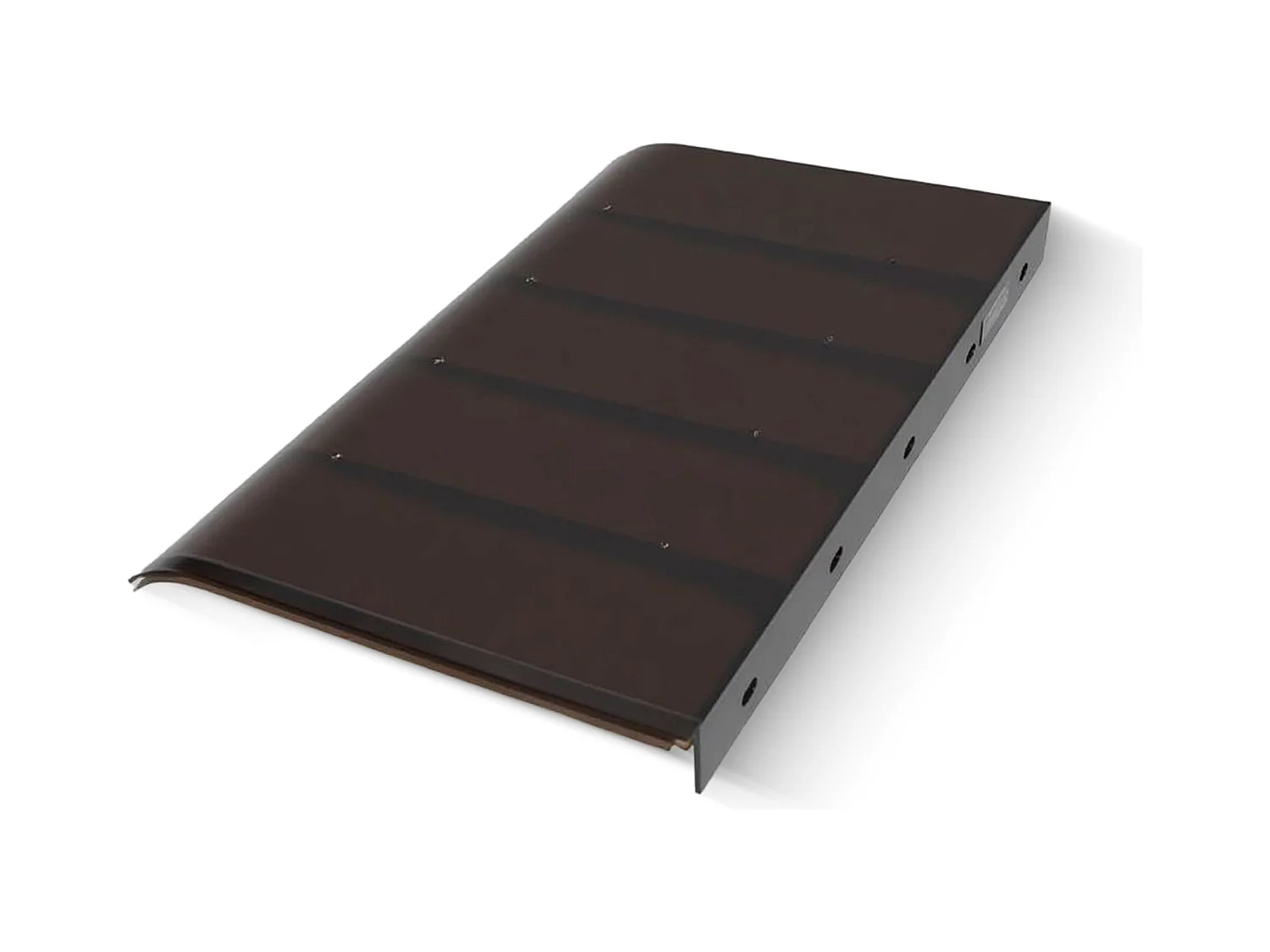 Ame - Pensilina Tettoia 120x40 cm in Policarbonato Fumè