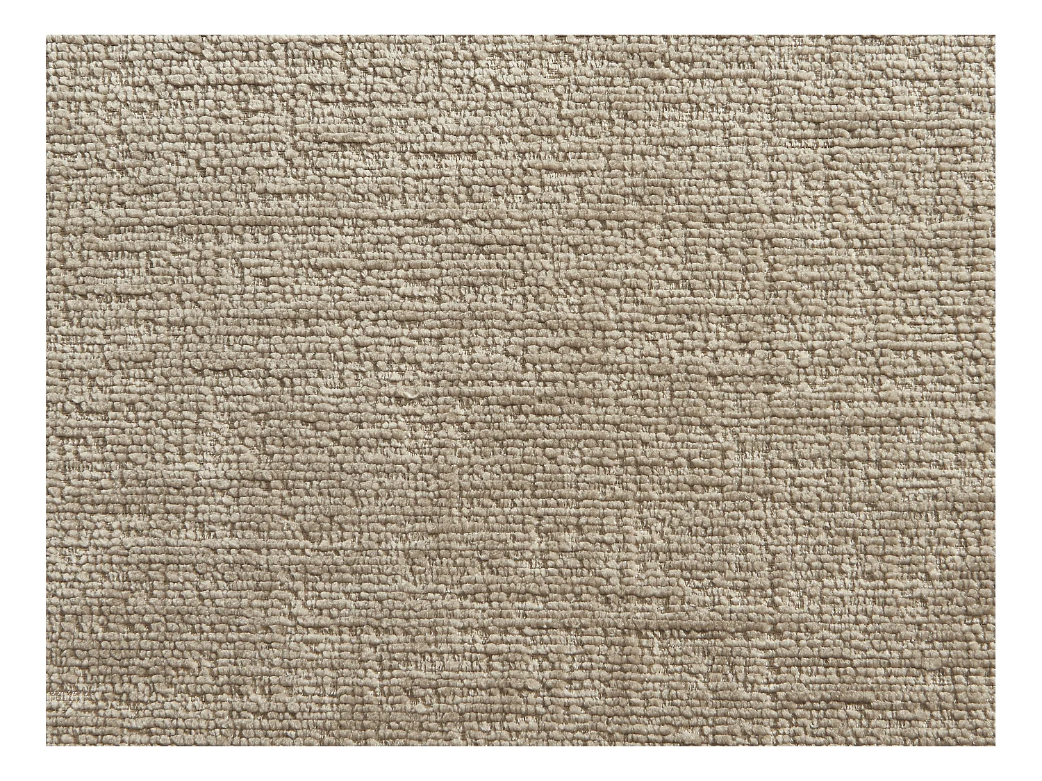 Lot de 6 chaises pivotantes en tissu texturé et métal noir - Taupe - LYARO