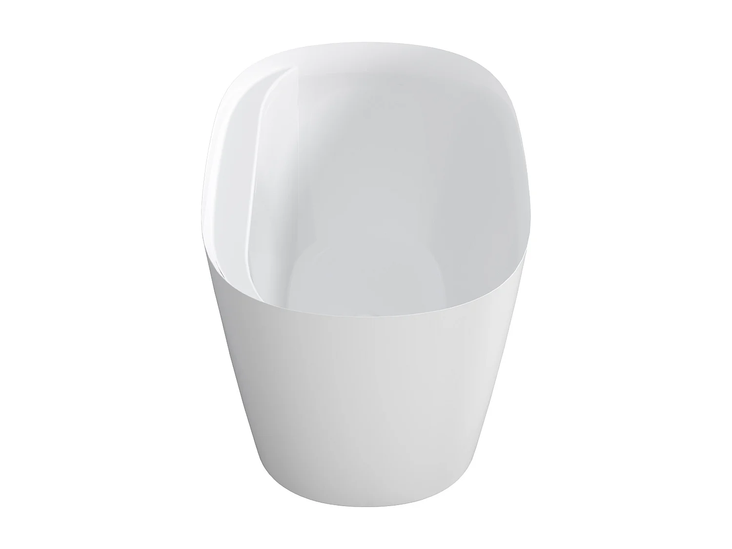 Baignoire îlot ovale en acrylique  - 223 L - 160 x 80 x 60 cm - Blanche - FORIMI