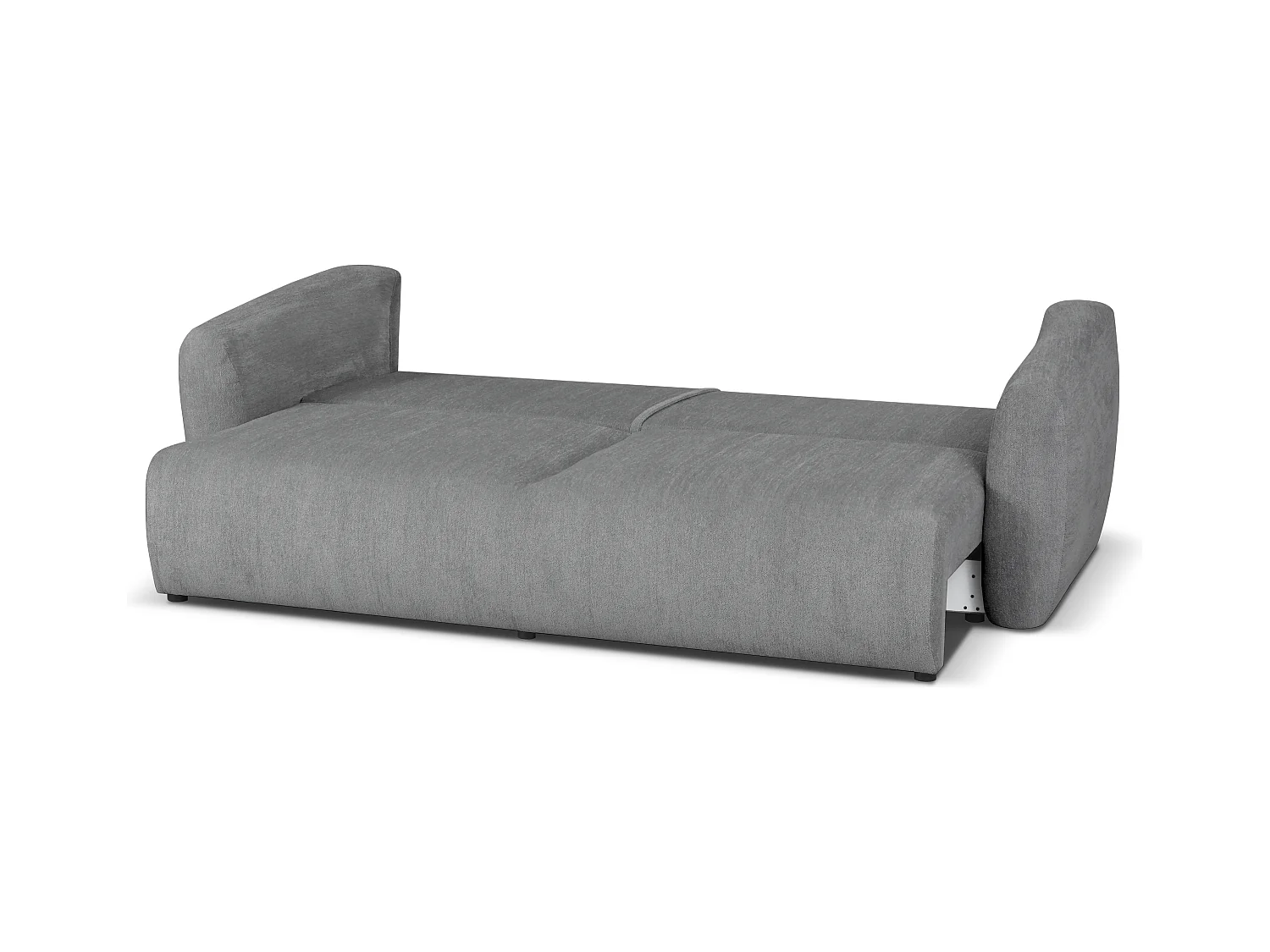 DALLAS – sofa 3-osobowa z funkcją spania 140x196 cm, tkanina Raven 7 szary