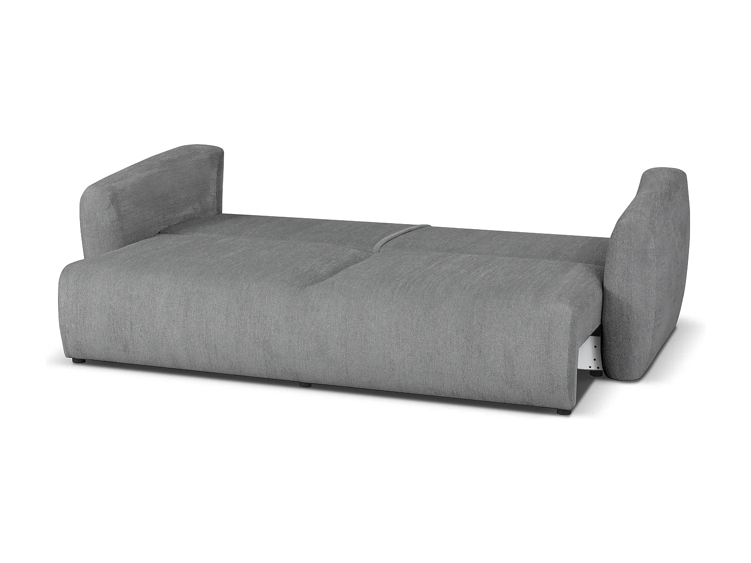 DALLAS – Canapé 3 places convertible 238x90 cm, couchage 140x196 cm, tissu Raven 07 gris
