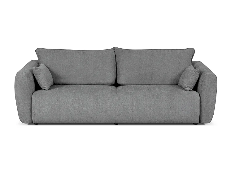 DALLAS – sofa 3-osobowa z funkcją spania 140x196 cm, tkanina Raven 7 szary