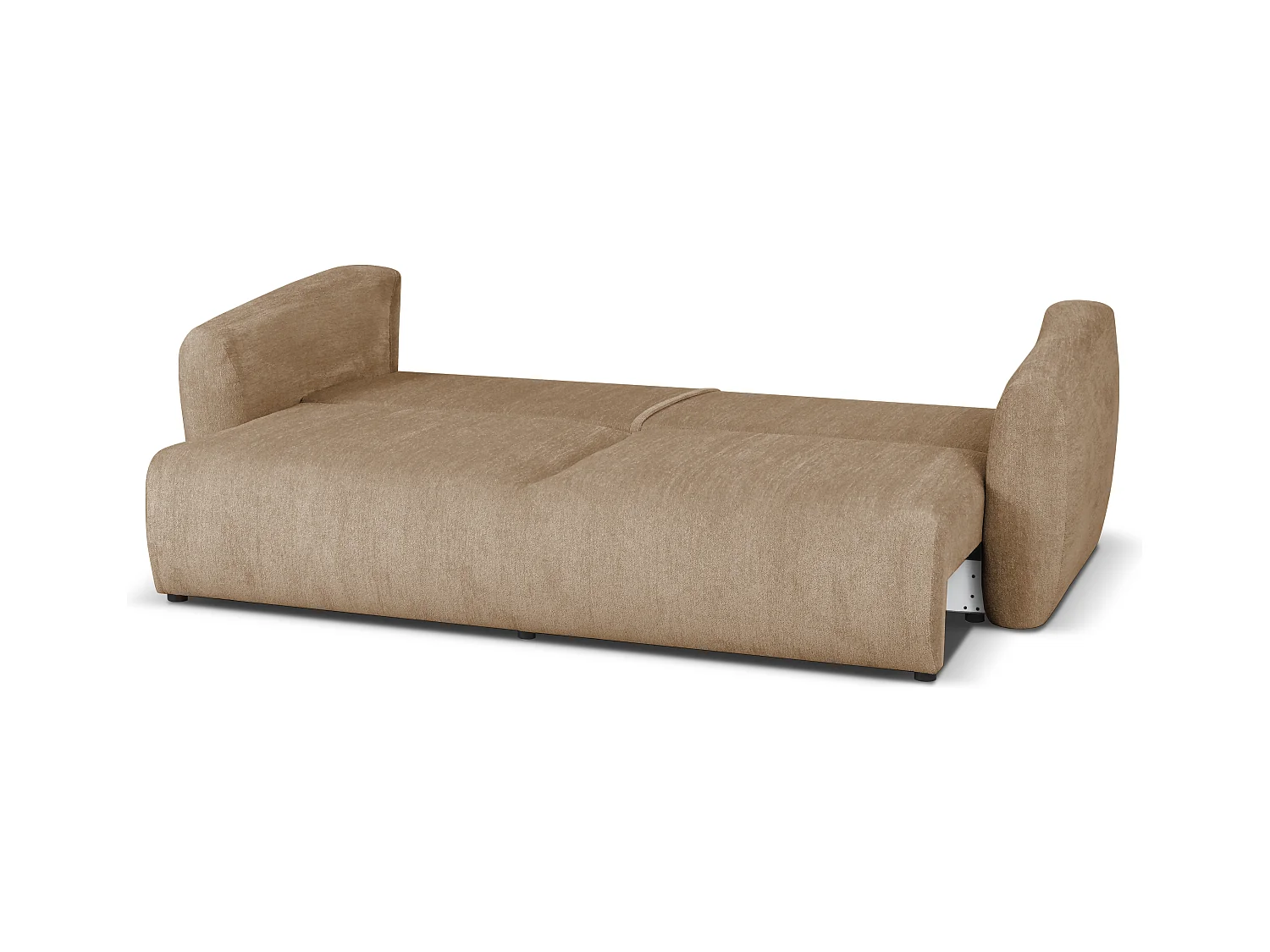 DALLAS – sofa 3-osobowa z funkcją spania 140x196 cm, tkanina Raven 30 beżowa