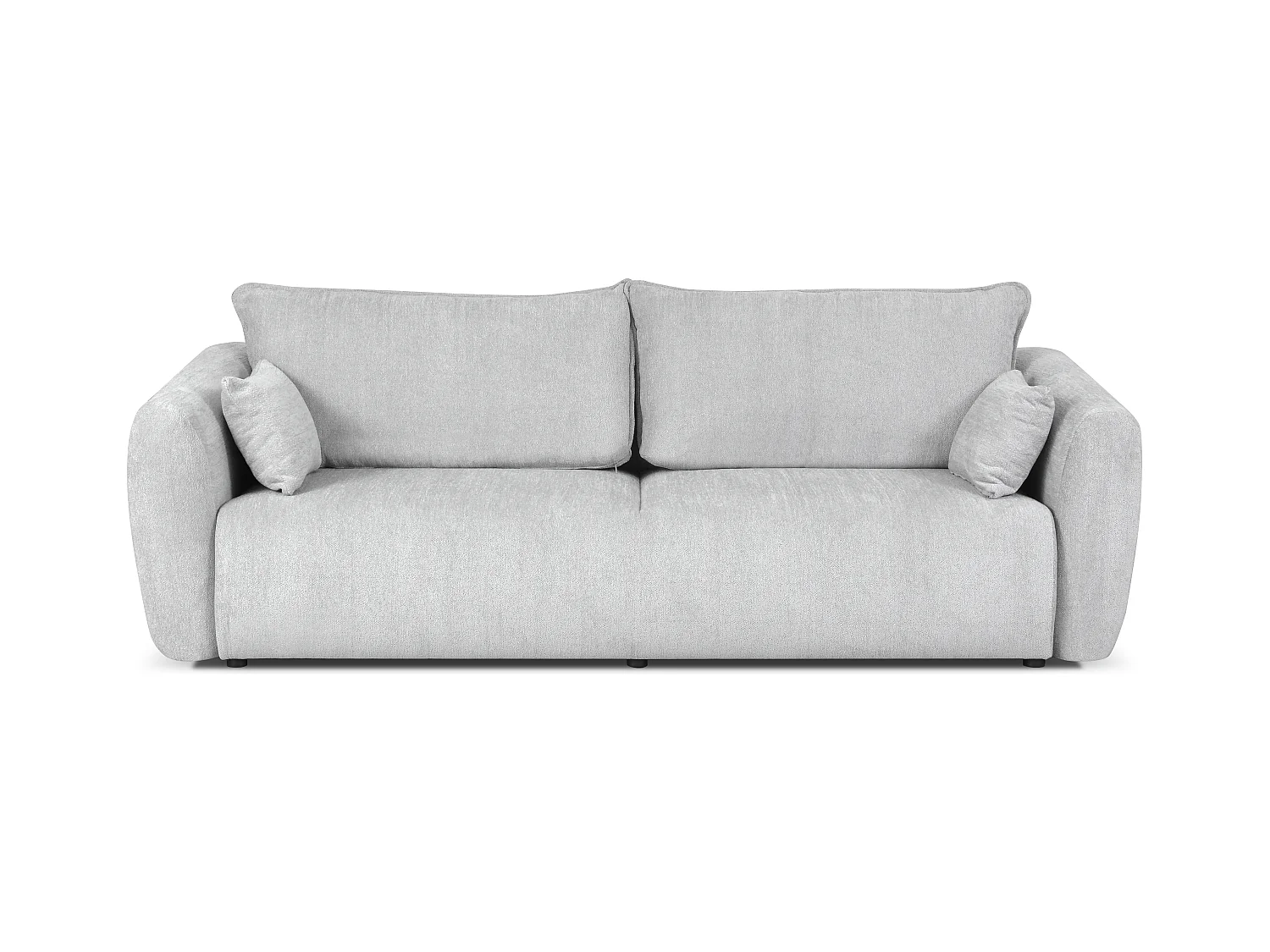 DALLAS – sofa 3-osobowa z funkcją spania 140x196 cm, tkanina Raven 06 jasnoszary