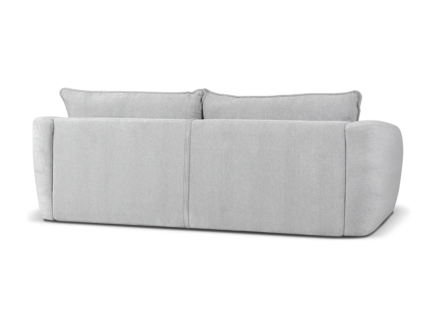 DALLAS – Canapé 3 places convertible 238x90 cm, couchage 140x196 cm, tissu Raven 06 gris clair