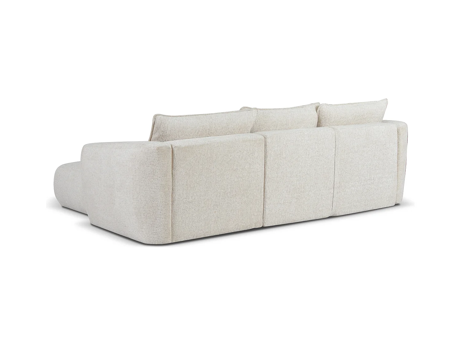 DALLAS – narożnik rozkładany prawy 255x165 cm, Bello 5 kremowa