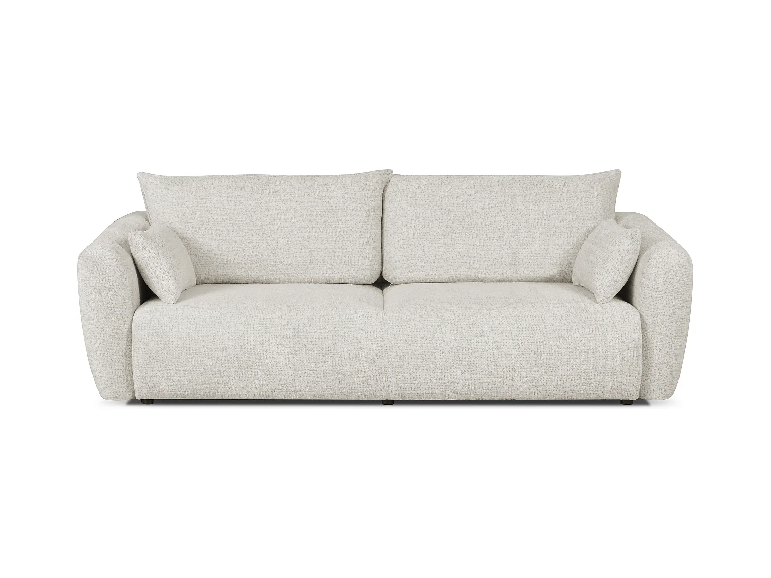 DALLAS – sofa 3-osobowa z funkcją spania 140x196 cm, tkanina  Bello 5 kremowa