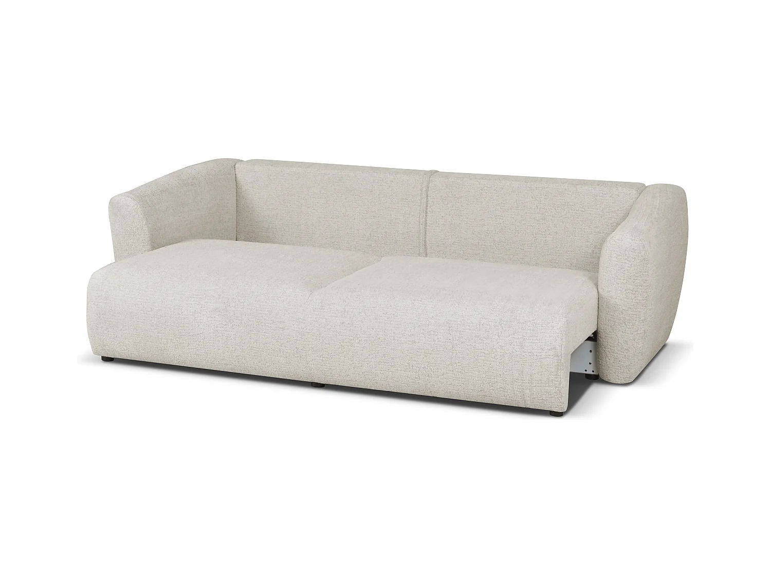 DALLAS – sofa 3-osobowa z funkcją spania 140x196 cm, tkanina  Bello 5 kremowa