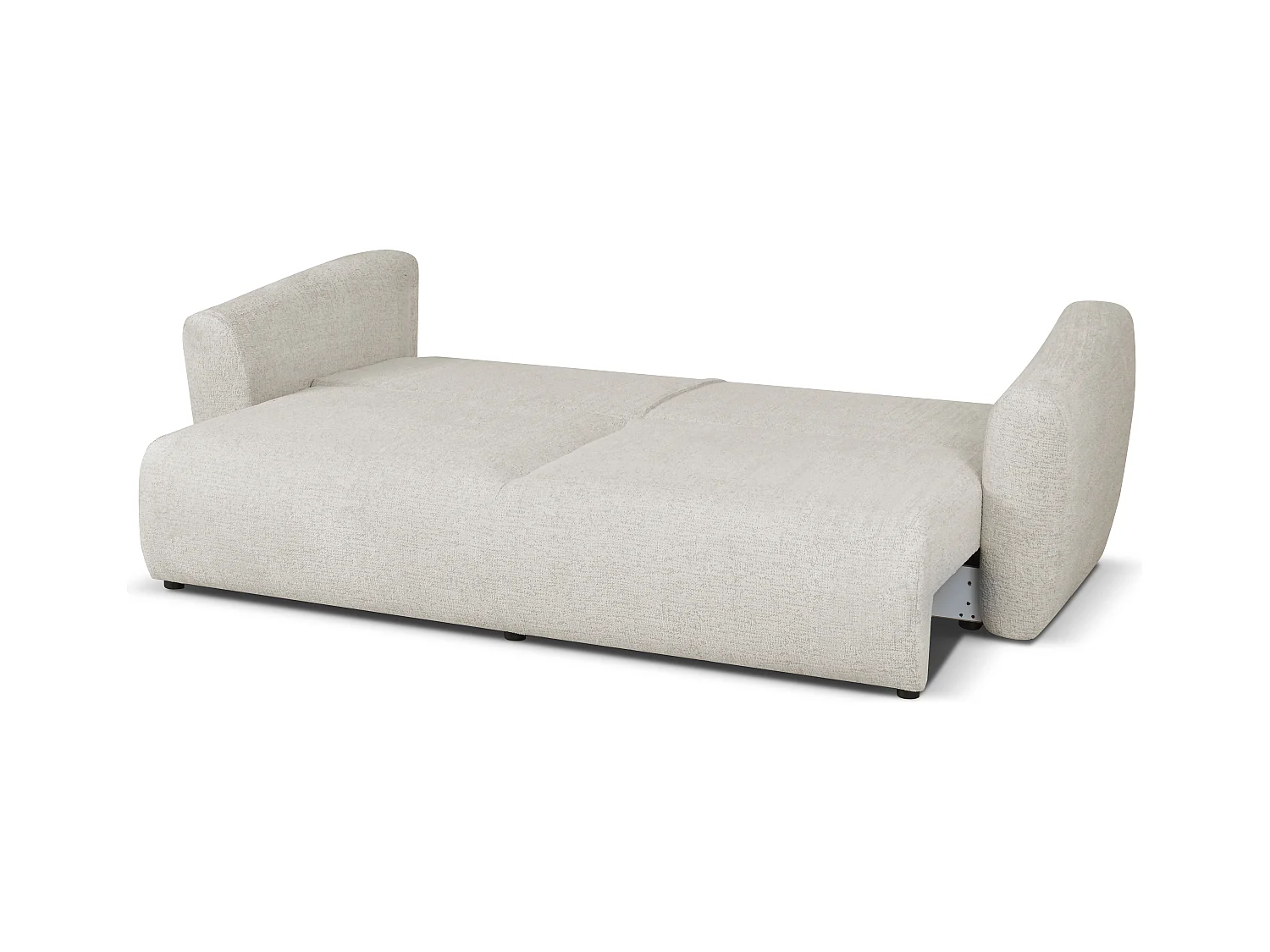 DALLAS – sofa 3-osobowa z funkcją spania 140x196 cm, tkanina  Bello 5 kremowa
