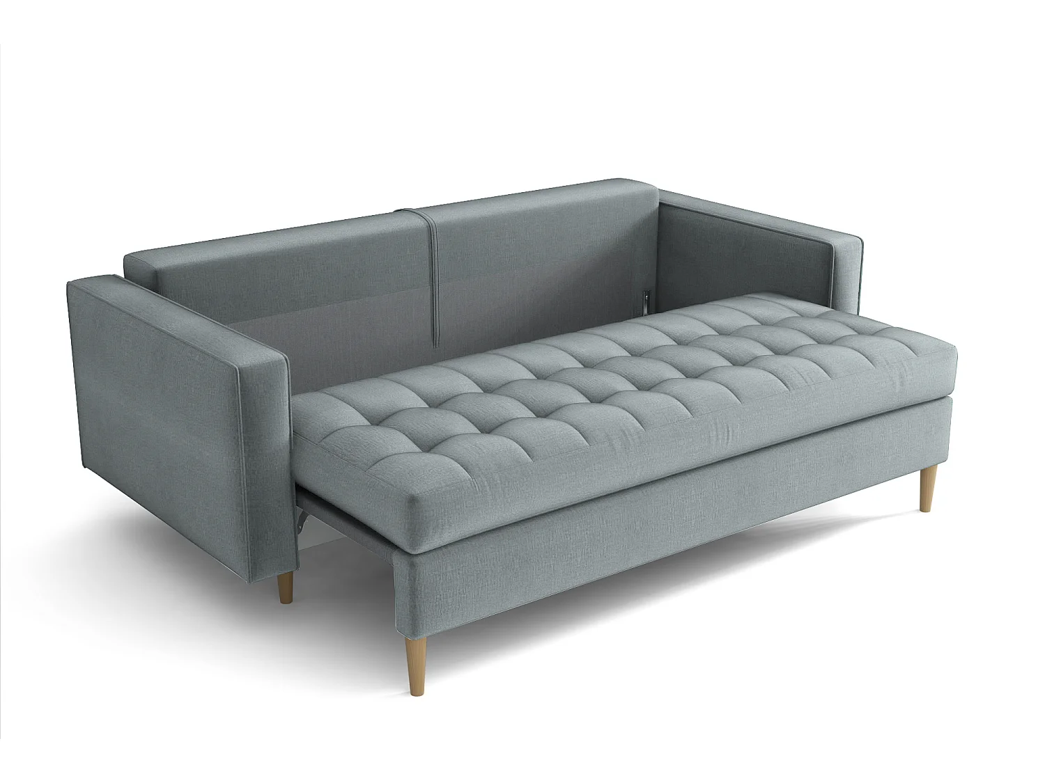 Canapé convertible MONZA 225x96x100 cm –  gris Monolith 85