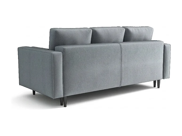 Canapé convertible MONZA 225x96x100 cm –  gris Monolith 85