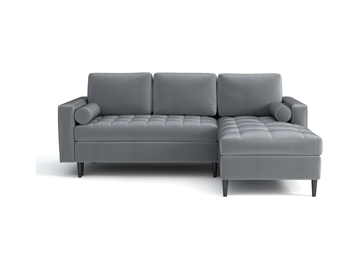 Hoekbank links MONZA met slaapfunctie 246x172 cm –  bruin Monolith 15