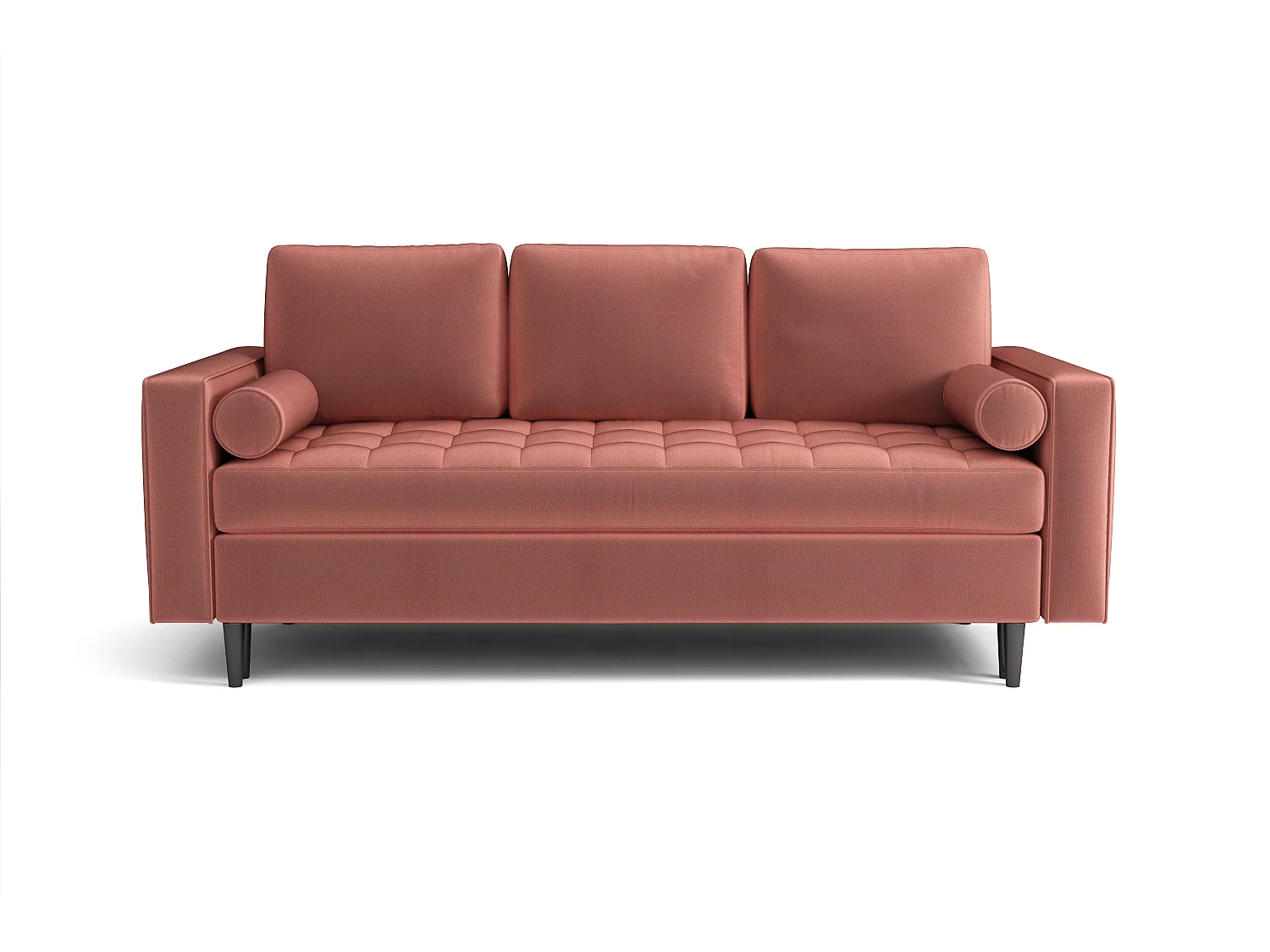 Rozkładana sofa MONZA 225x96x100 cm – różowy Monolith 63