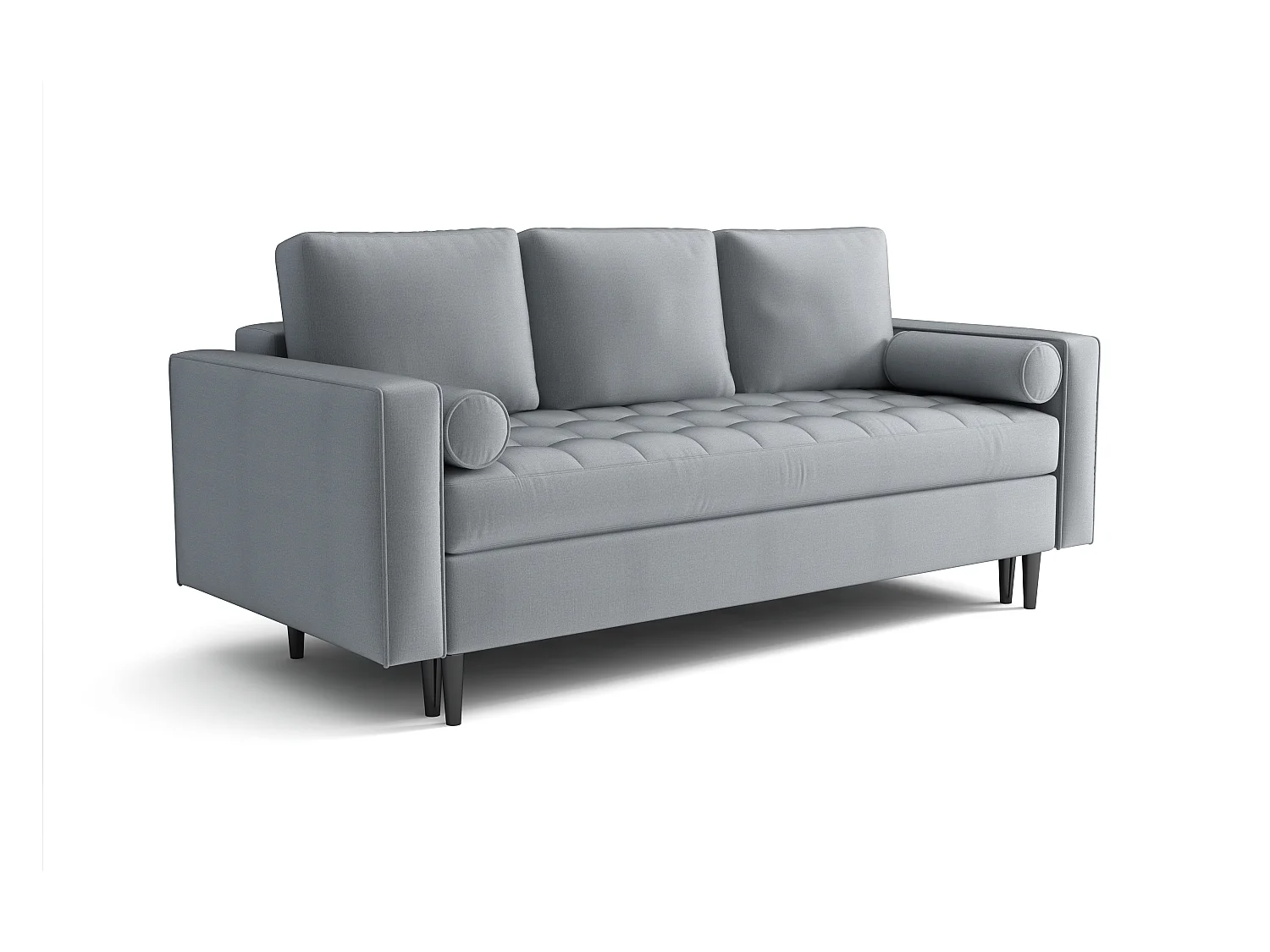 Schlafsofa MONZA 225x96x100 cm – marineblau Monolith 77