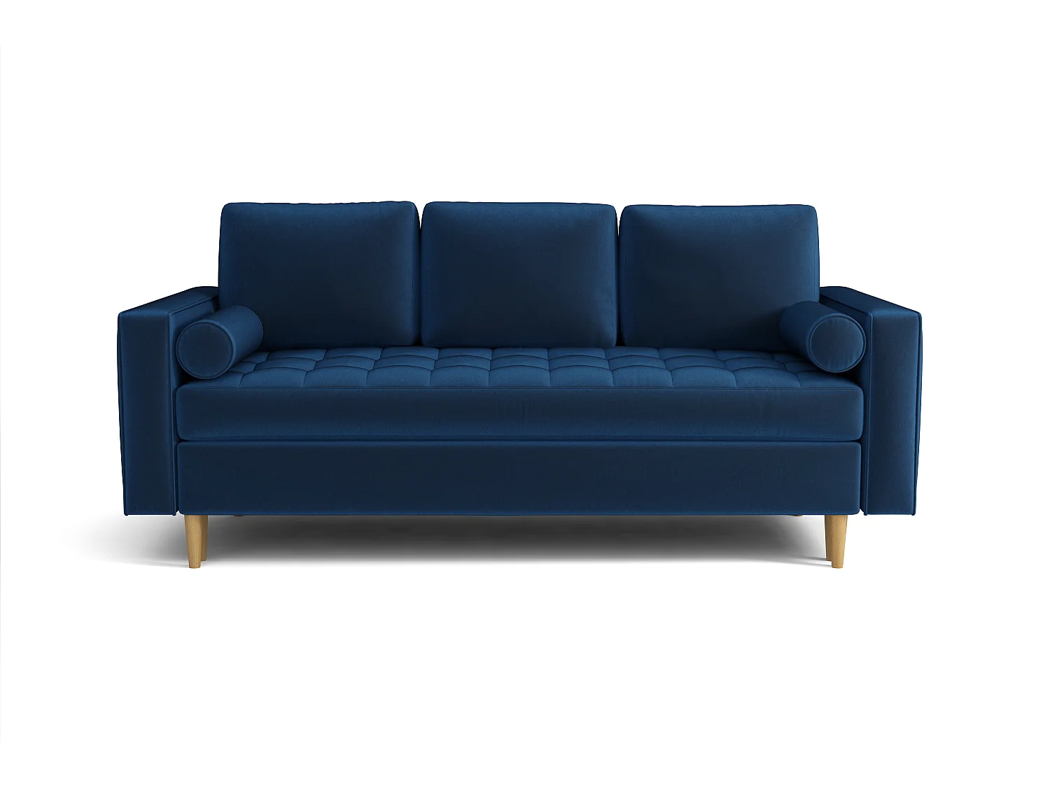 Rozkładana sofa MONZA 225x96x100 cm – granatowy Monolith 77