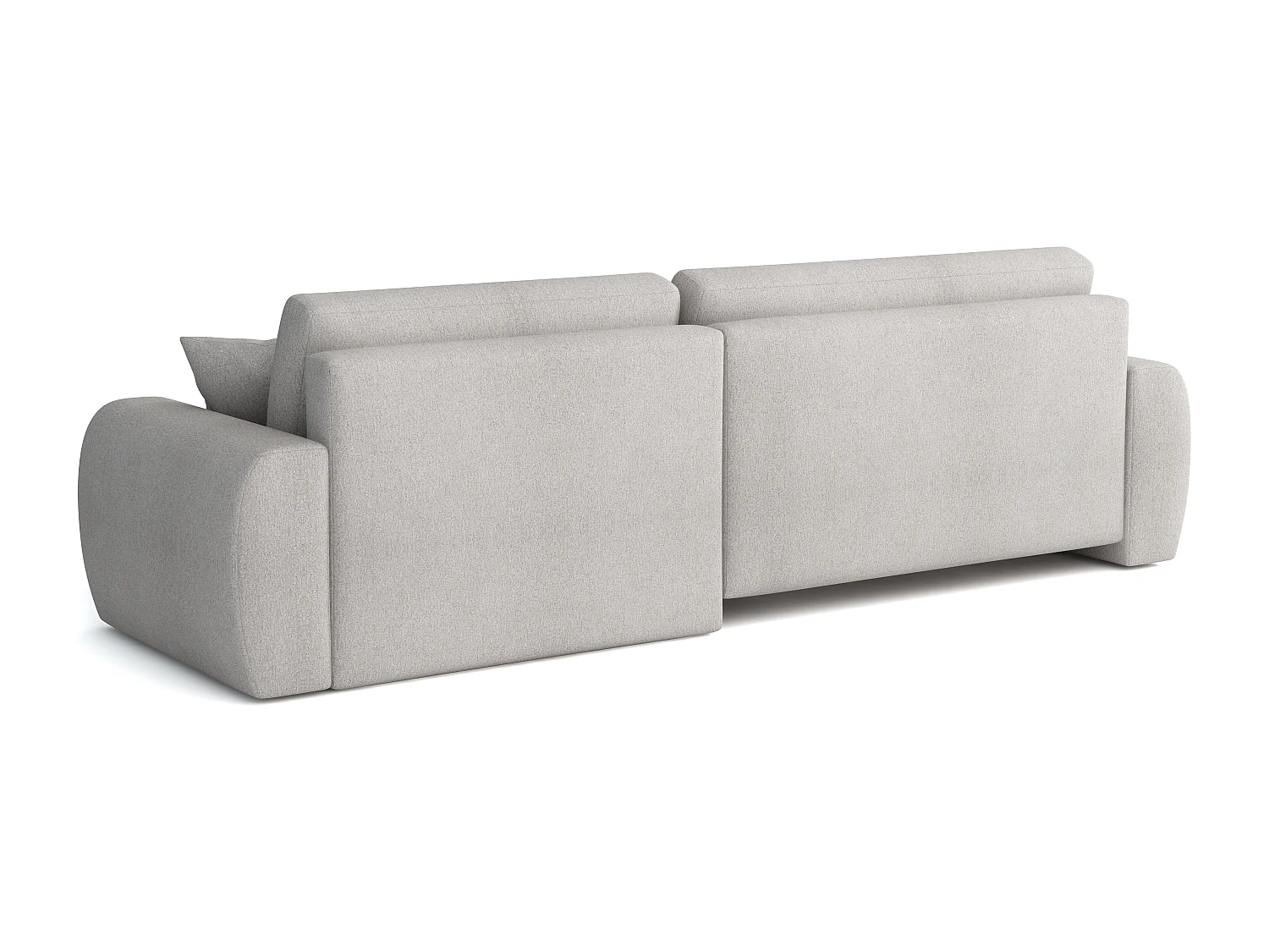 ARIEL L – Canapé d’angle  droit convertible 250x142x87 cm, tissu Velo 88 bleu marine