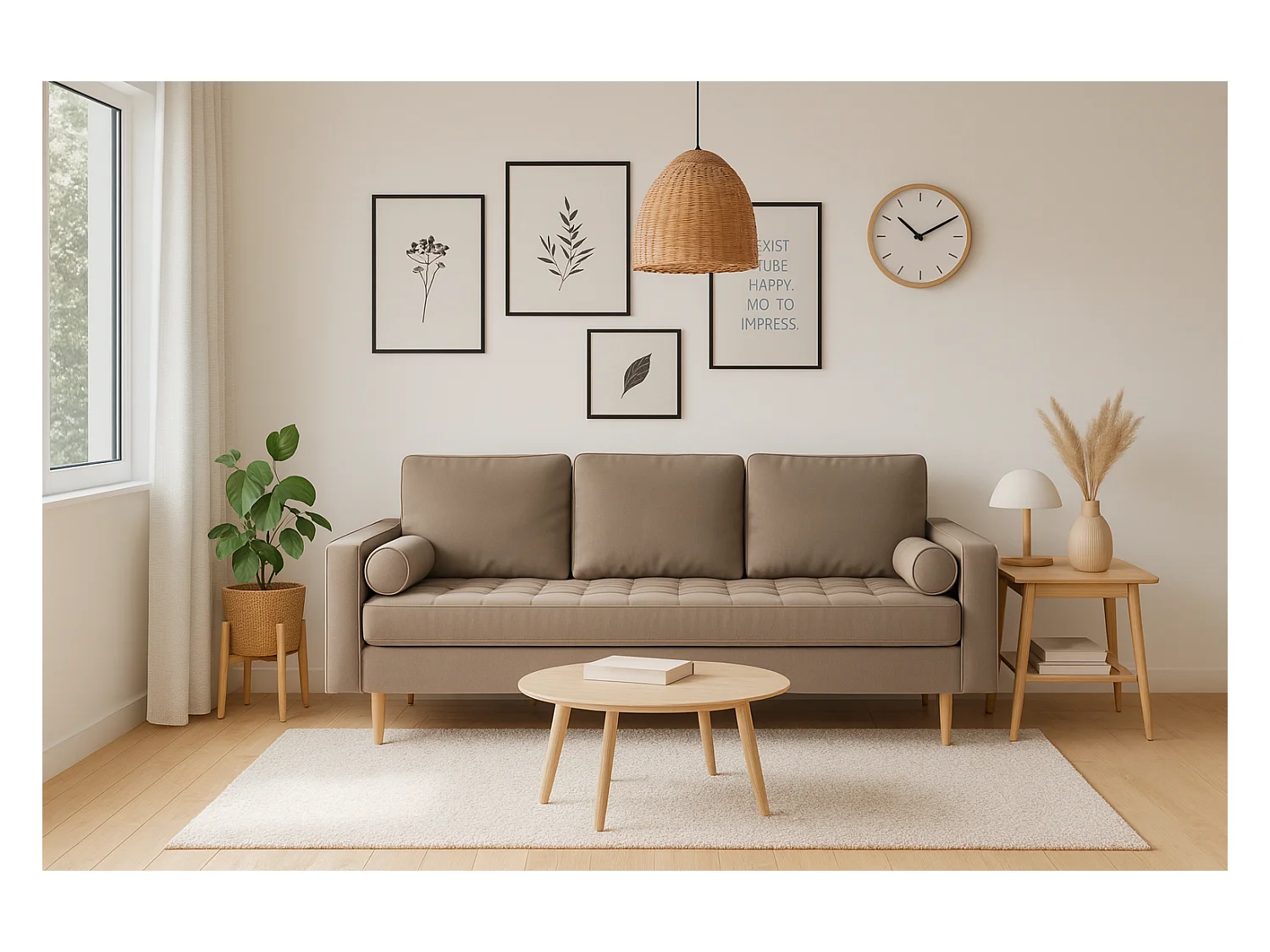 Schlafsofa MONZA 225x96x100 cm – braun Monolith 15