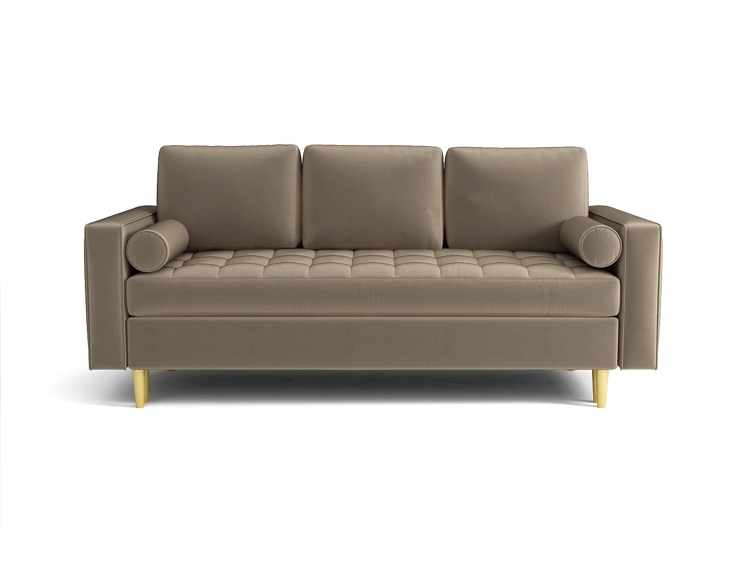 Canapé convertible MONZA 225x96x100 cm –marron Monolith 15