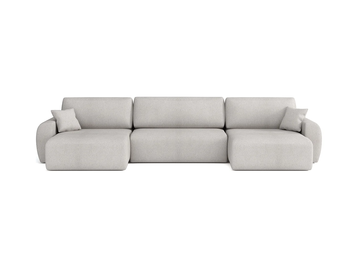 Stylowy narożnik rozkładany  ARIEL U 315x142x87 cm w tkaninie Velo 79 butelkowa zieleń