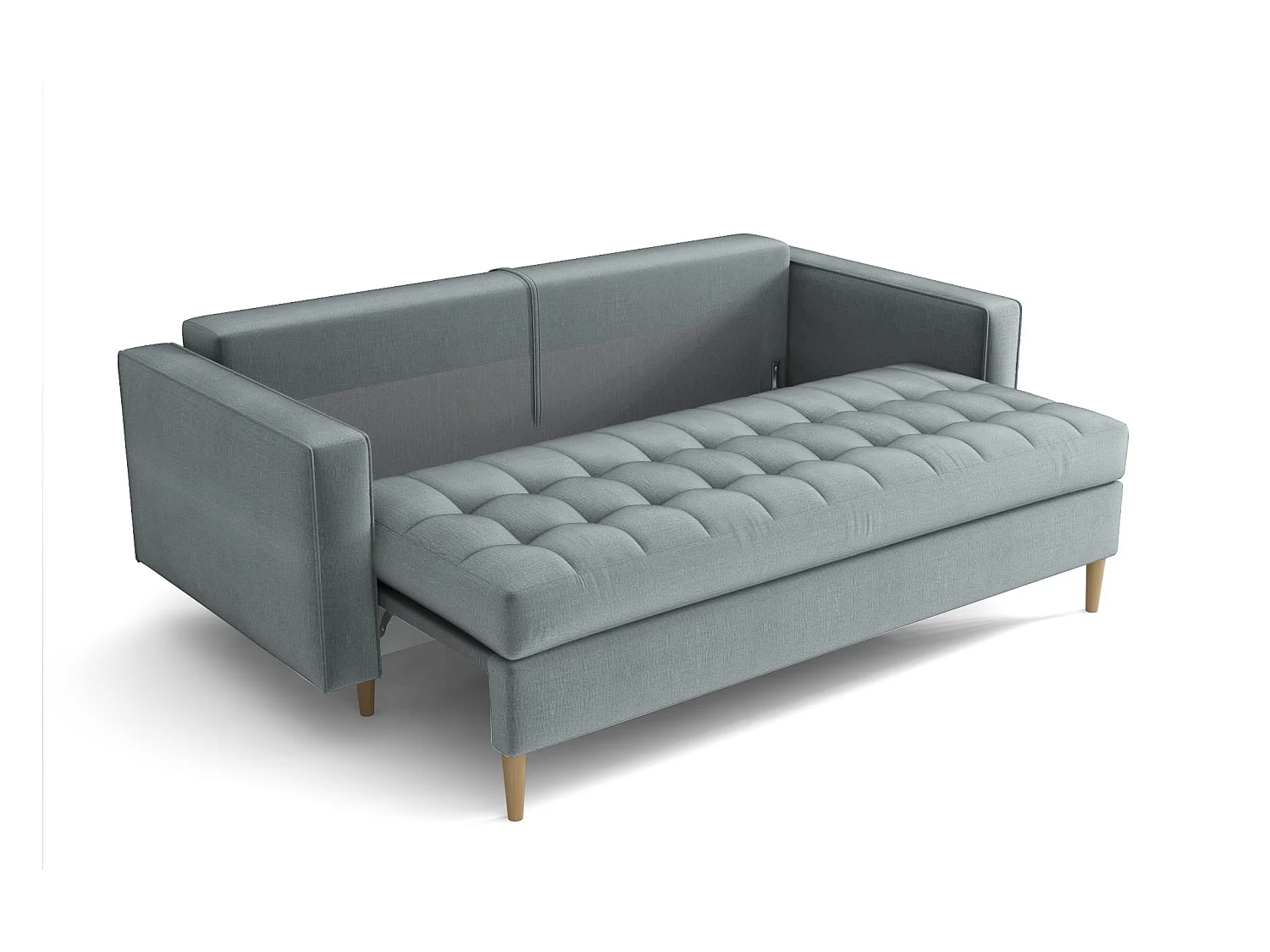 Slaapbank MONZA 225x96x100 cm –  flessengroen Monolith 37