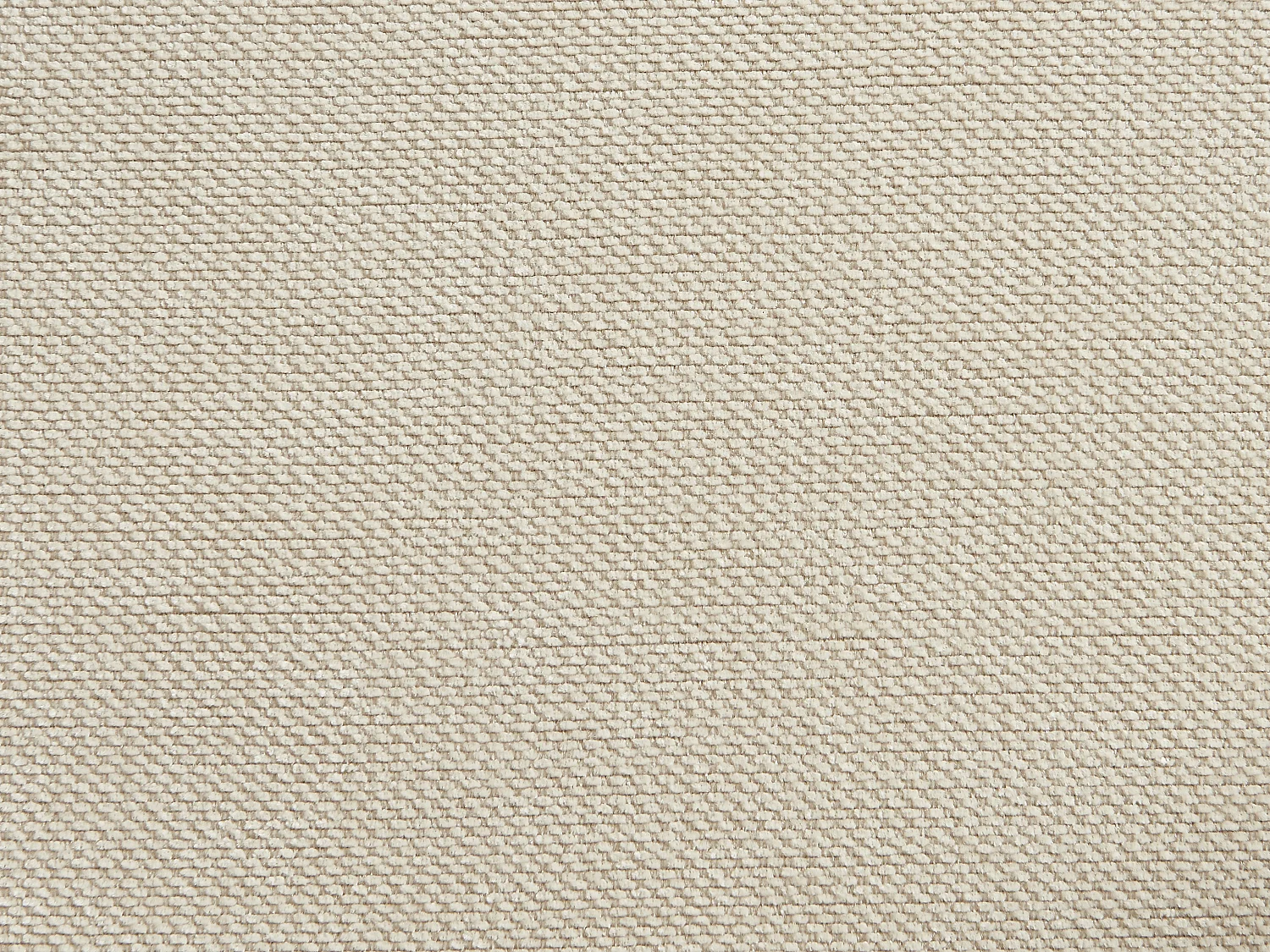 Lot de 6 chaises pivotantes en tissu tweed et métal beige - Crème - RASEMA