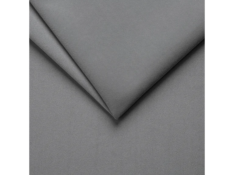 BESILIO Lit tapissé élégant 120x200 Persea – cadre en métal, coffre de rangement pour le linge de lit, passepoil décoratif – Gris