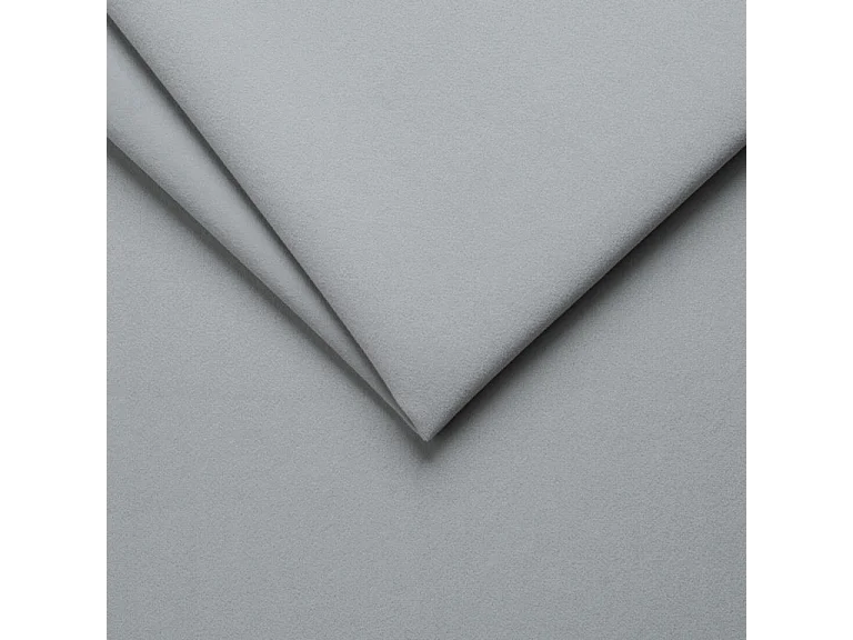 BESILIO Lit tapissé élégant 200x200 Persea – cadre en métal, coffre de rangement pour le linge de lit, passepoil décoratif – Gris clair