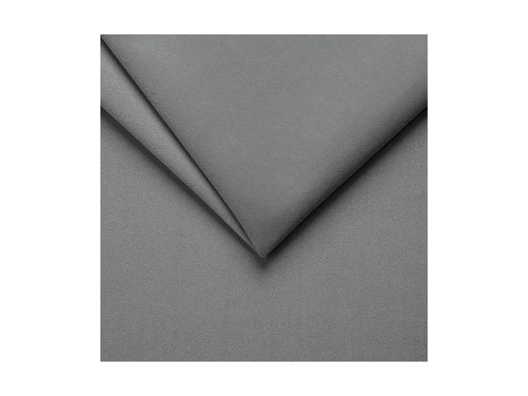 BESILIO Stylowe łóżko tapicerowane 160x200 Persea - stelaż metalowy, pojemnik na pościel, ozdobna lamówka - Szary