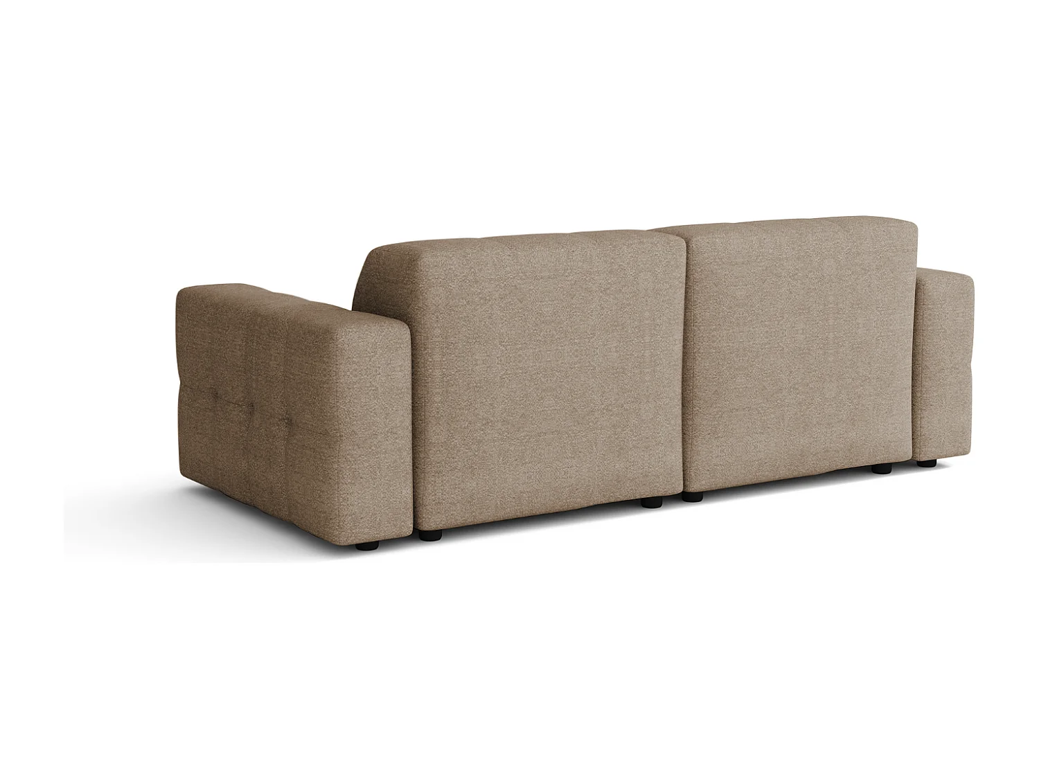 Bergamo Canapé 2 places – tissu Raven 30 beige, 204×102×70 cm