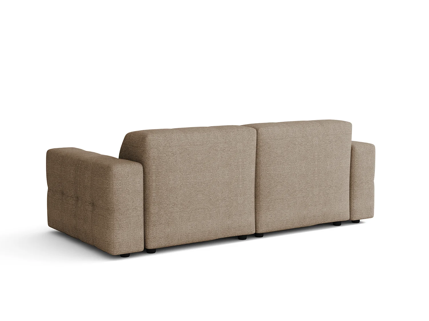 Bergamo Canapé 2 places – tissu Raven 30 beige, 204×102×70 cm