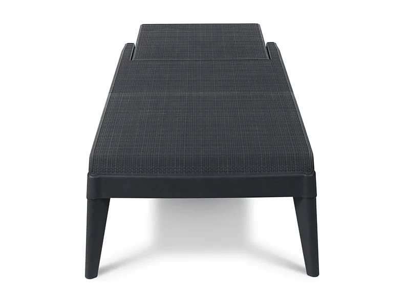 Lettino da sole SIROLO - Nero antracite