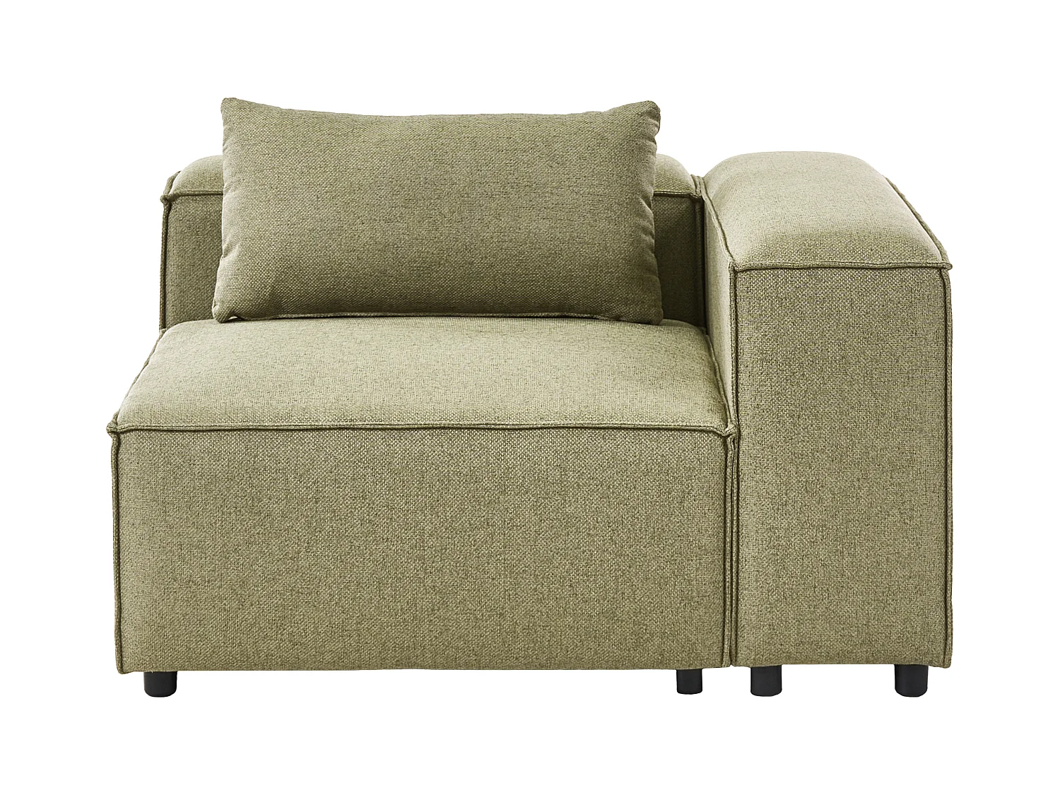 Module d'angle BRANDE Tissu Vert clair Symétrique