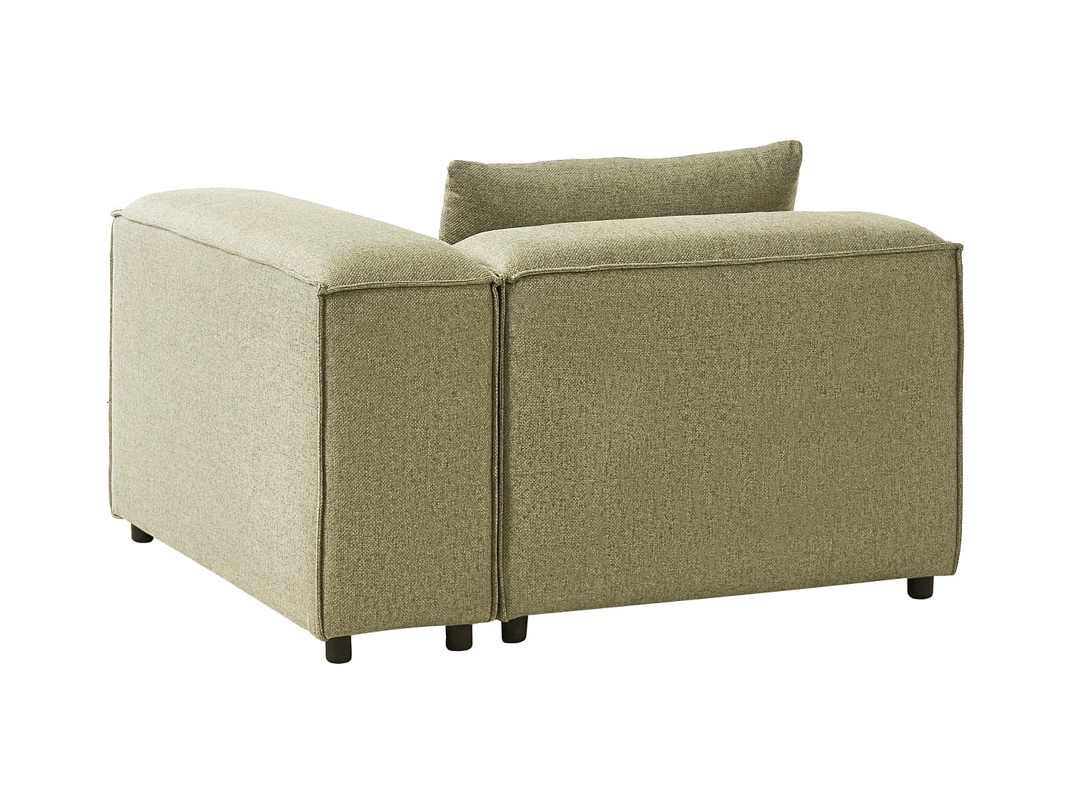 Module d'angle BRANDE Tissu Vert clair Symétrique