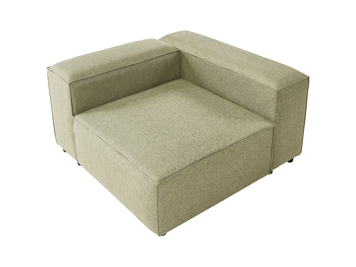 Module d'angle BRANDE Tissu Vert clair Symétrique