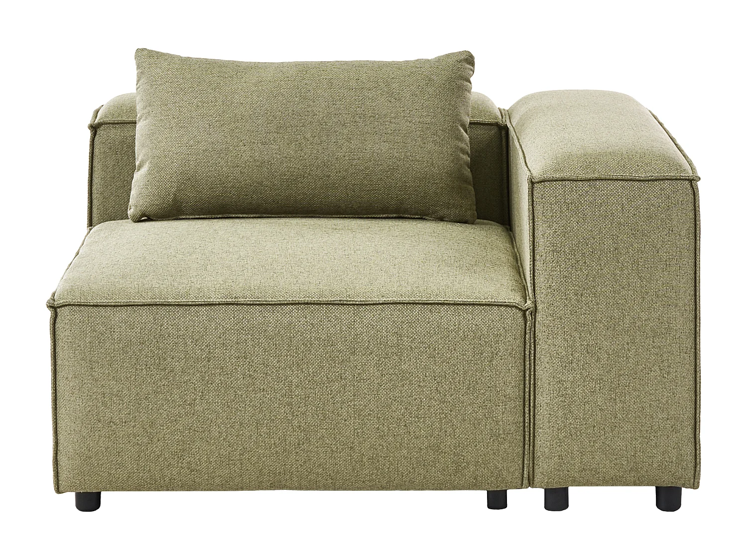 Module d'angle BRANDE Tissu Vert clair Symétrique