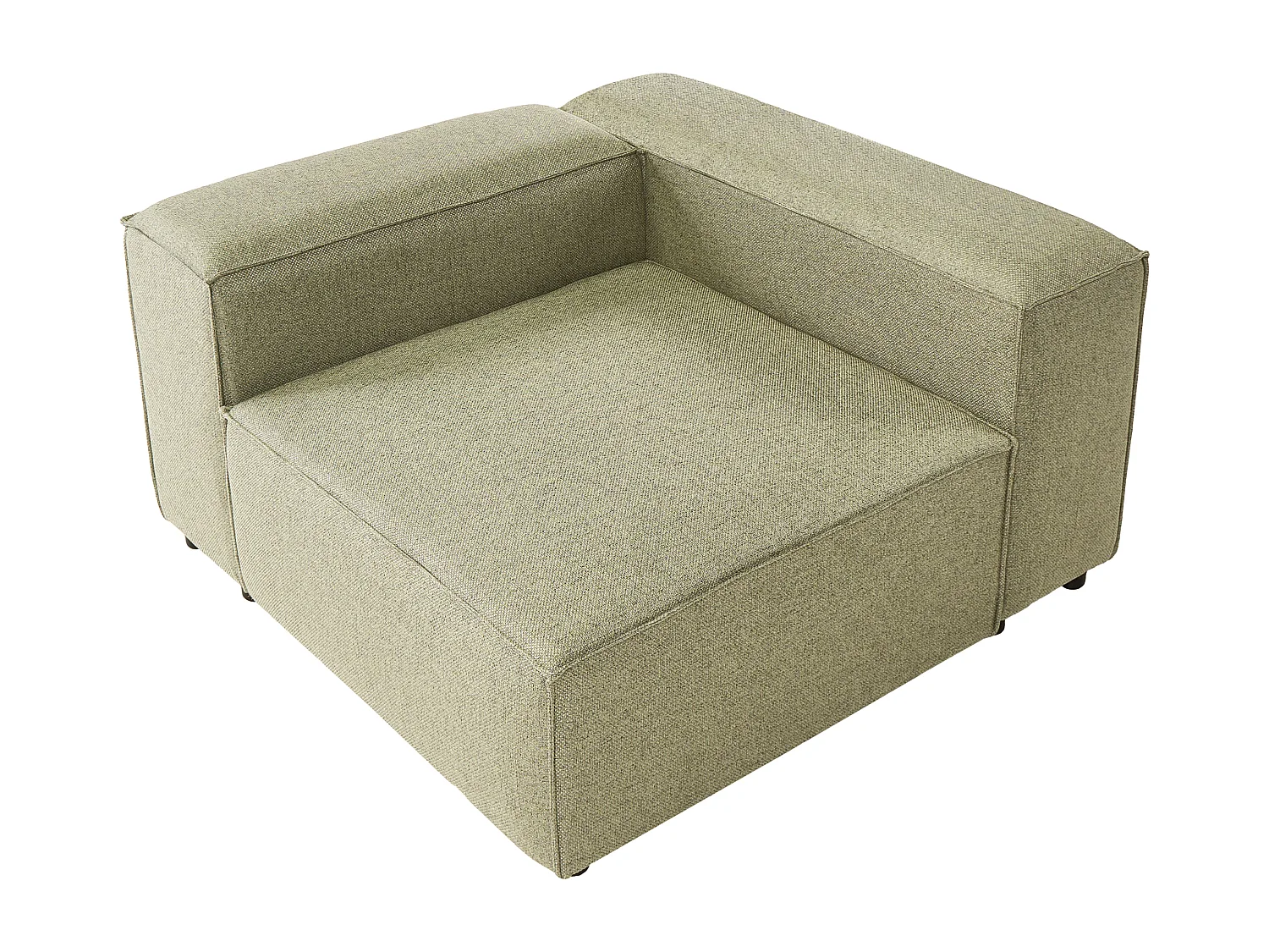 Module d'angle BRANDE Tissu Vert clair Symétrique