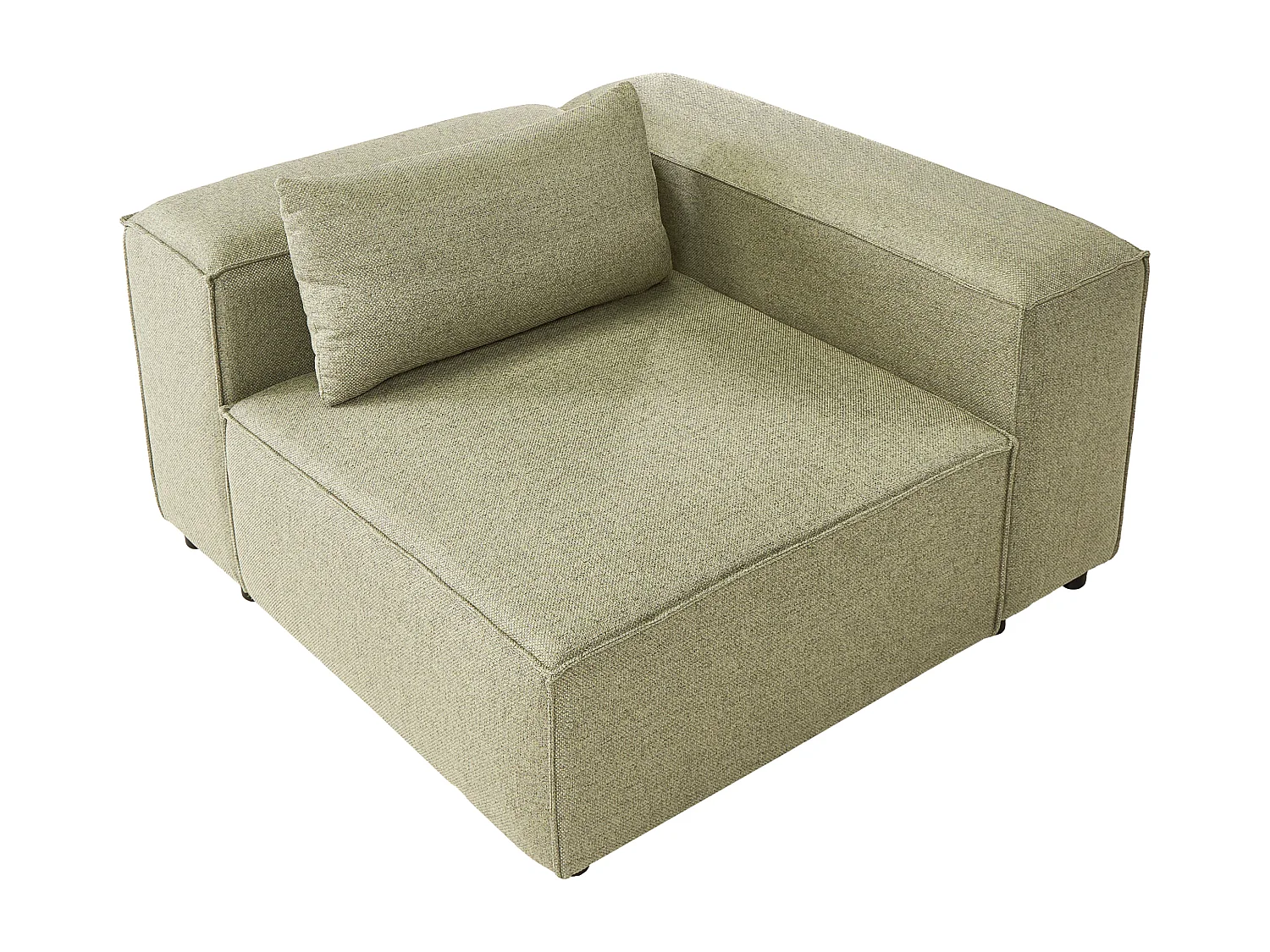 Module d'angle BRANDE Tissu Vert clair Symétrique