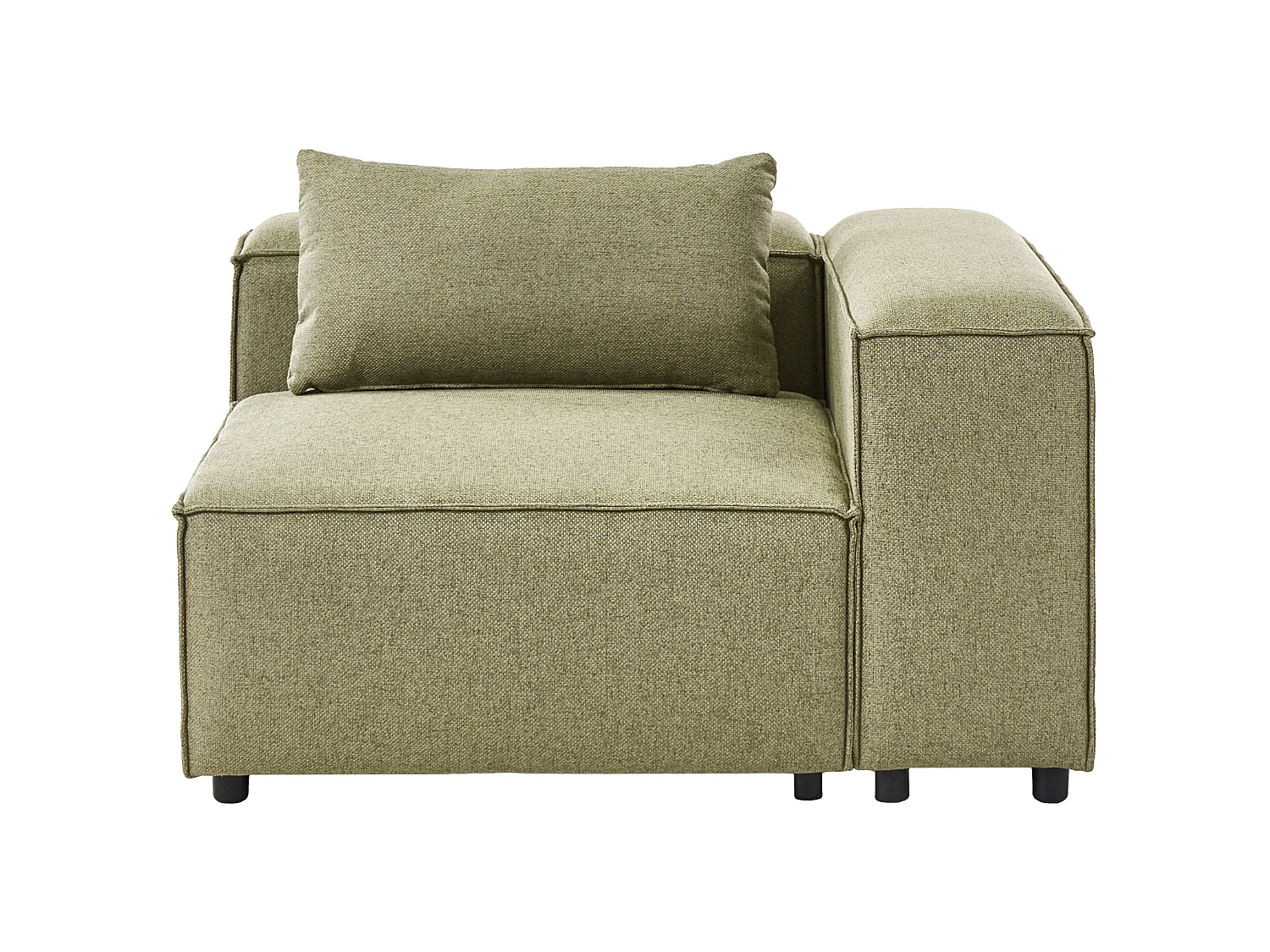 Module d'angle BRANDE Symétrique Vert clair Tissu