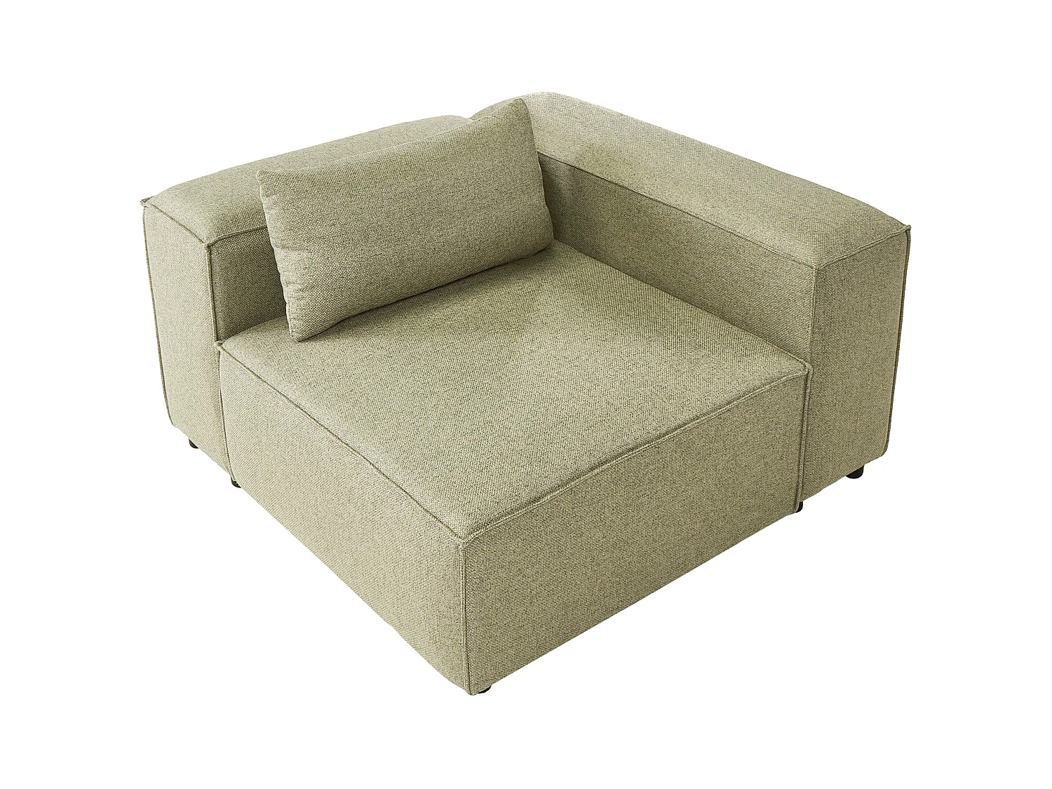 Module d'angle BRANDE Symétrique Vert clair Tissu