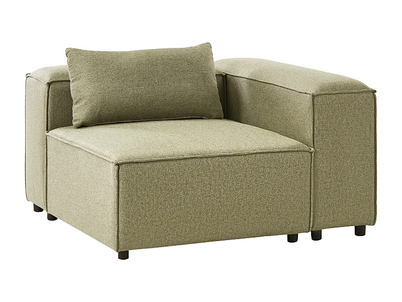 Module d'angle BRANDE Tissu Vert clair Symétrique