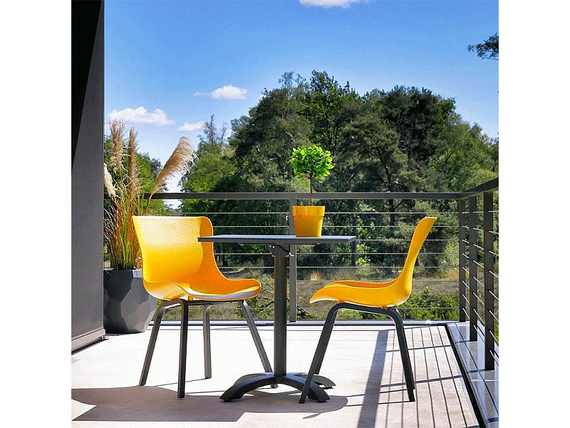 Set di 2 Sedie SOPHIE Element Dining HARTMAN - Giallo e Nero
