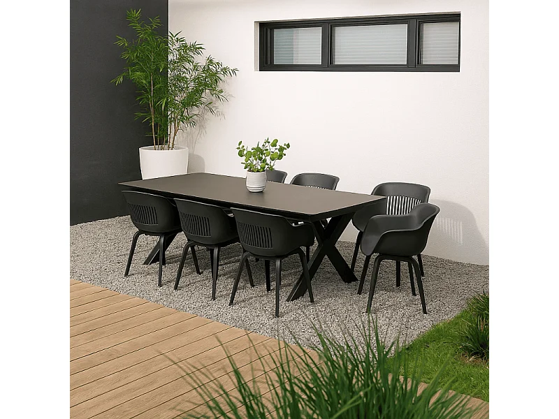 Set di 2 sedie JILL Element Armchair HARTMAN – Antracite