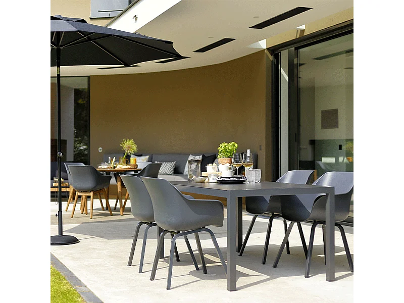 Set di 2 Sedie SOPHIE Element Organic HARTMAN - Antracite