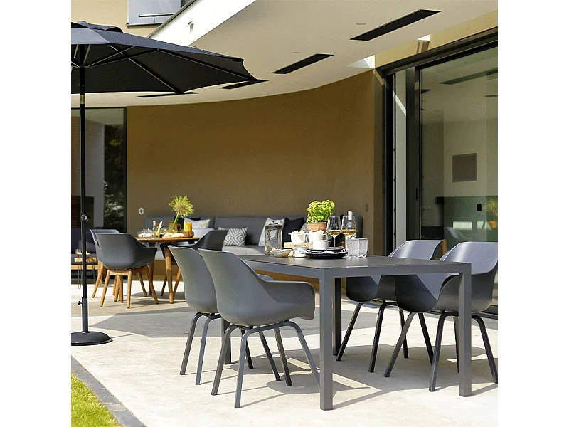 Set di 2 Sedie SOPHIE Element Organic HARTMAN - Antracite