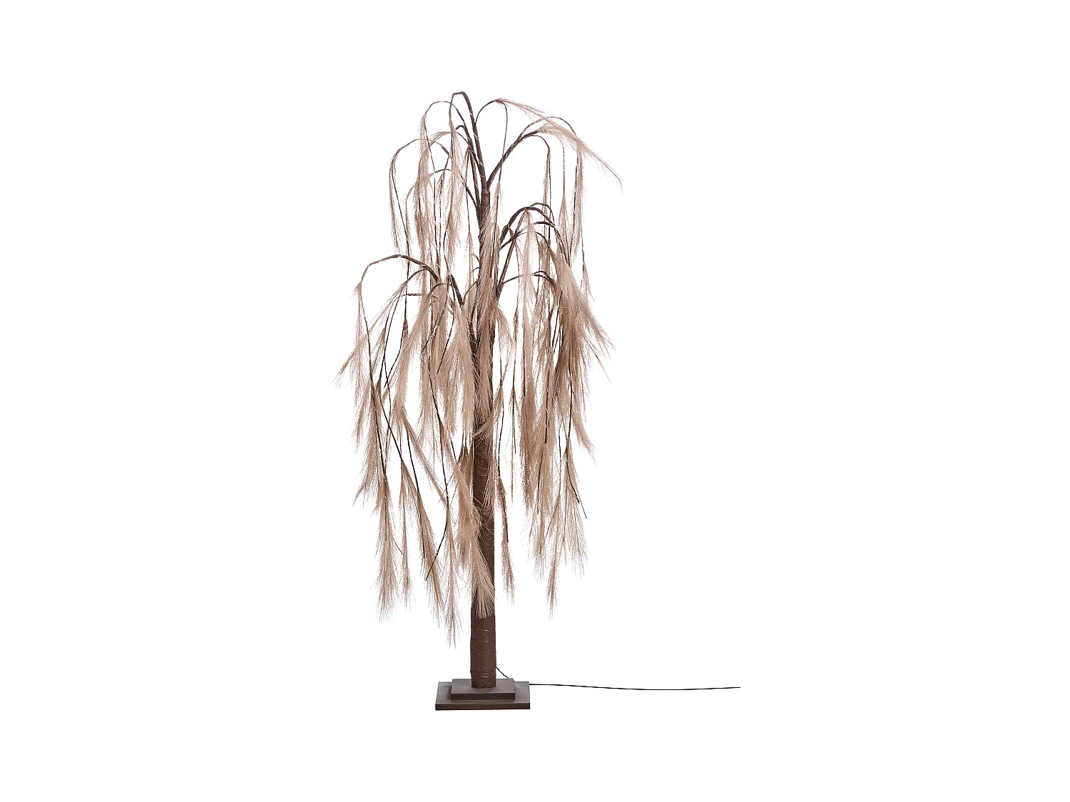 Décoration extérieure LED KOPASKER Arbre 160 cm Beige