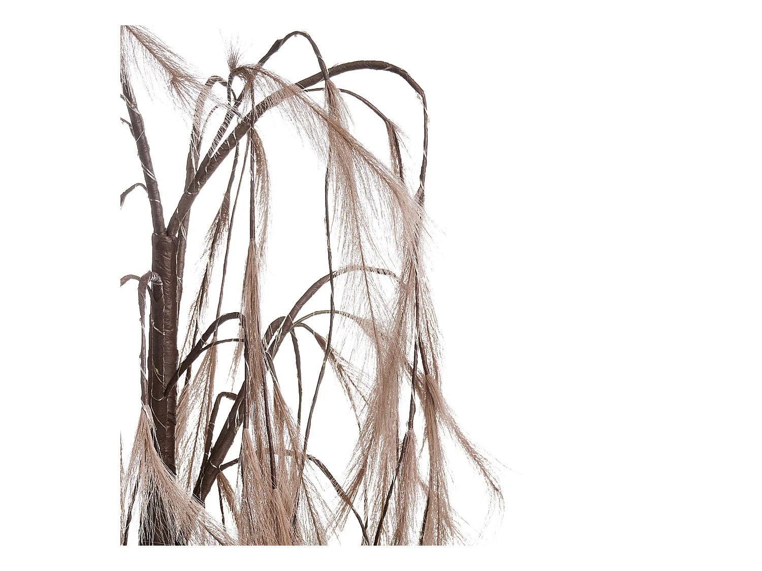 Décoration extérieure LED KOPASKER Arbre 160 cm Beige